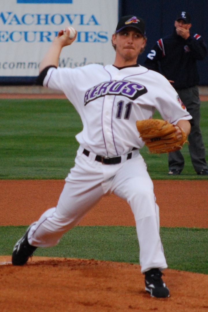 Josh Tomlin leads the Aeros