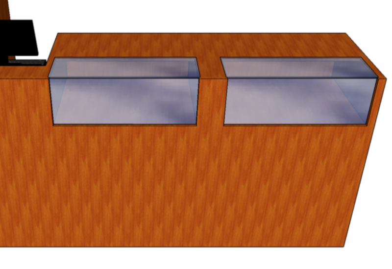 HELP How to attach glass display?? Woodworking Talk