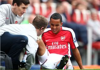 Theo is injured