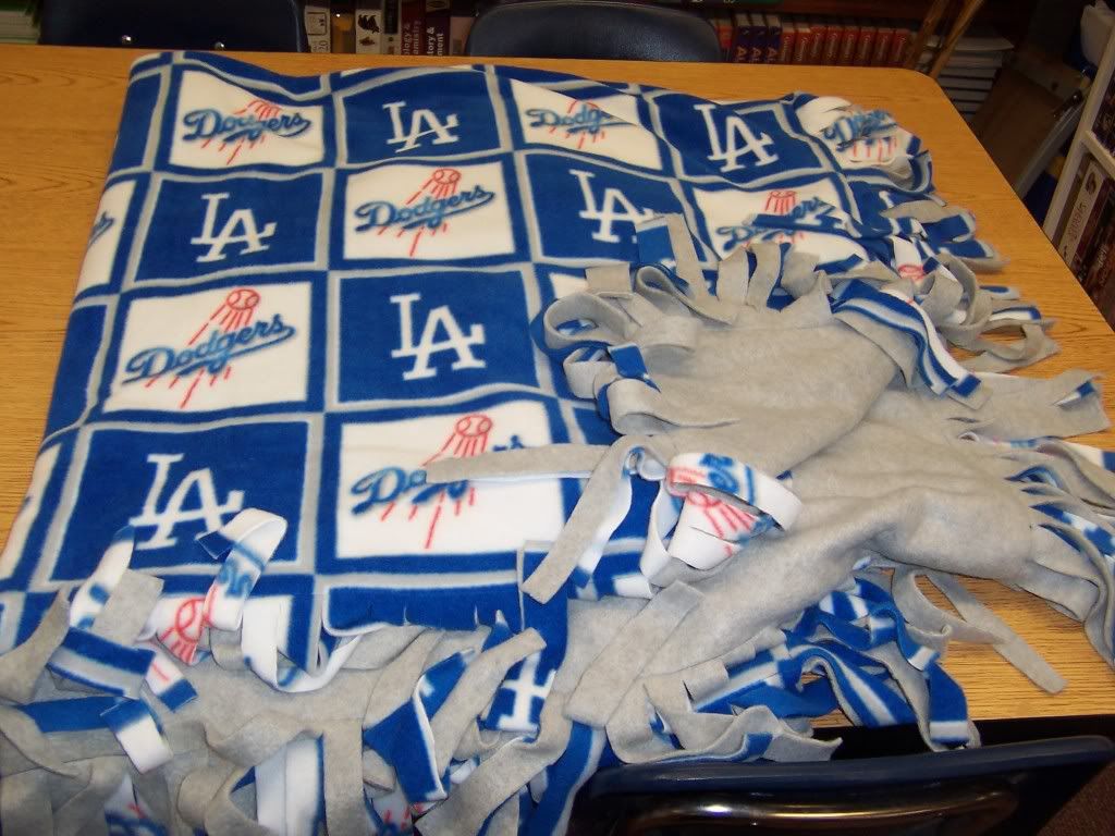 Dodger Fleece Blanket Photo by AngelKat Photobucket