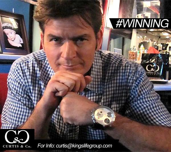 charlie sheen watches