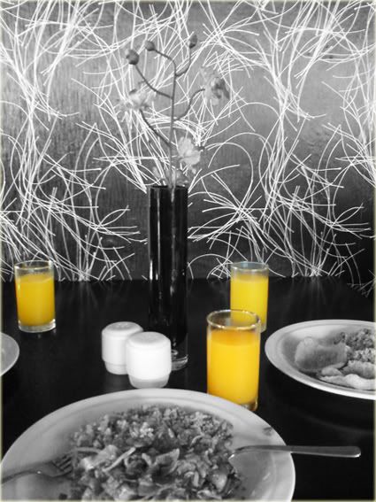 Buffet breakfast at Ridel Hotel, Kota Bharu, Kelantan