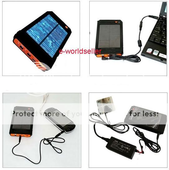 Portable Solar Battery Charger Can Charger All 5V USB Device Phone PSP  MP4