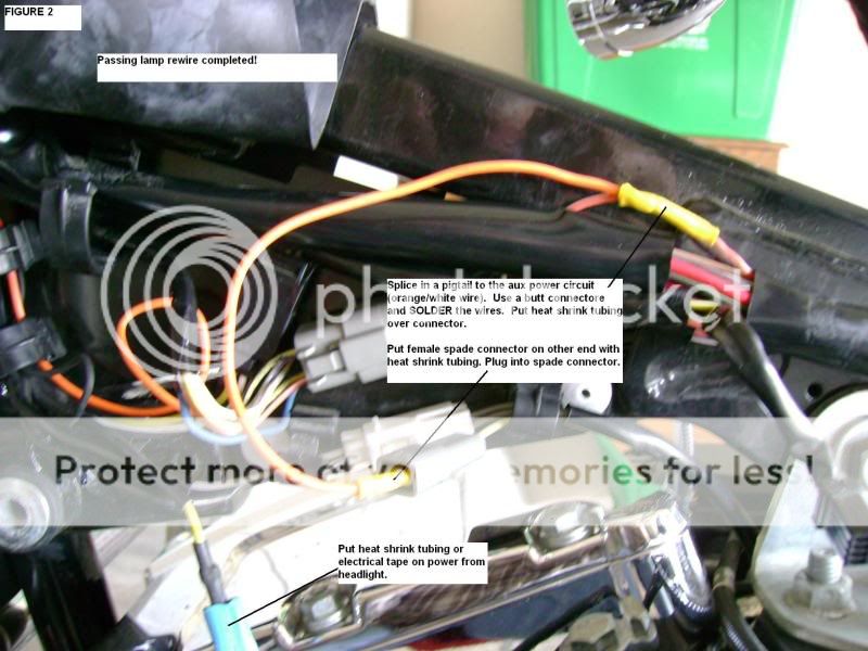 Anyone install the passing lamp bypass kit? - Page 3 ... 2004 harley softail wiring diagram 