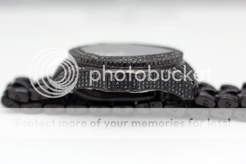 20 Carat Black Diamond Watch by Robb & Company  